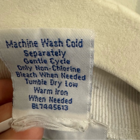 Vintage 90s Blair Petite Small Green Embroidered Butterfly Sweatshirt - Picture 5 of 9